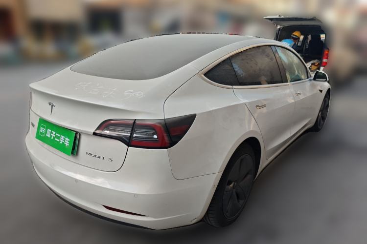 Used Tesla Model 3 2020 Standard Range Rear-Wheel Drive Upgraded Version Rear Right 45 Deg