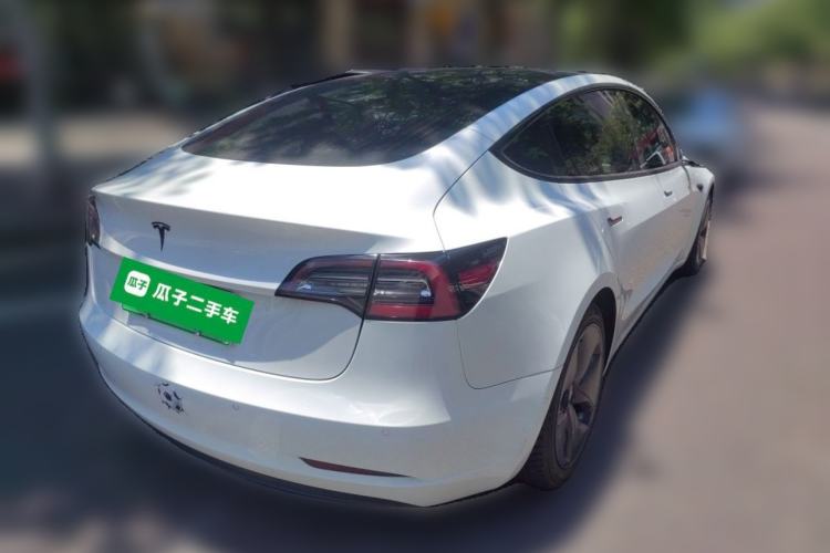 Used Tesla Model 3 2020 Standard Range Rear-Wheel Drive Upgraded Version Rear Right 45 Deg