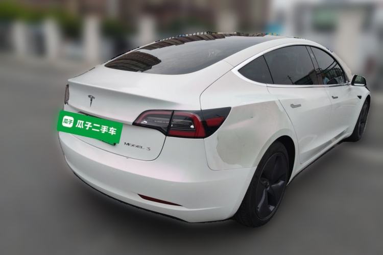 Used Tesla Model 3 2020 Revised Version Standard Range Rear-Wheel Drive – Upgraded Edition Rear Right 45 Deg
