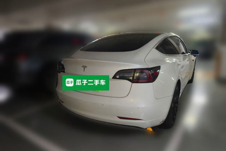 Used Tesla Model 3 2020 Standard Range Rear-Wheel Drive Upgraded Version Rear Right 45 Deg