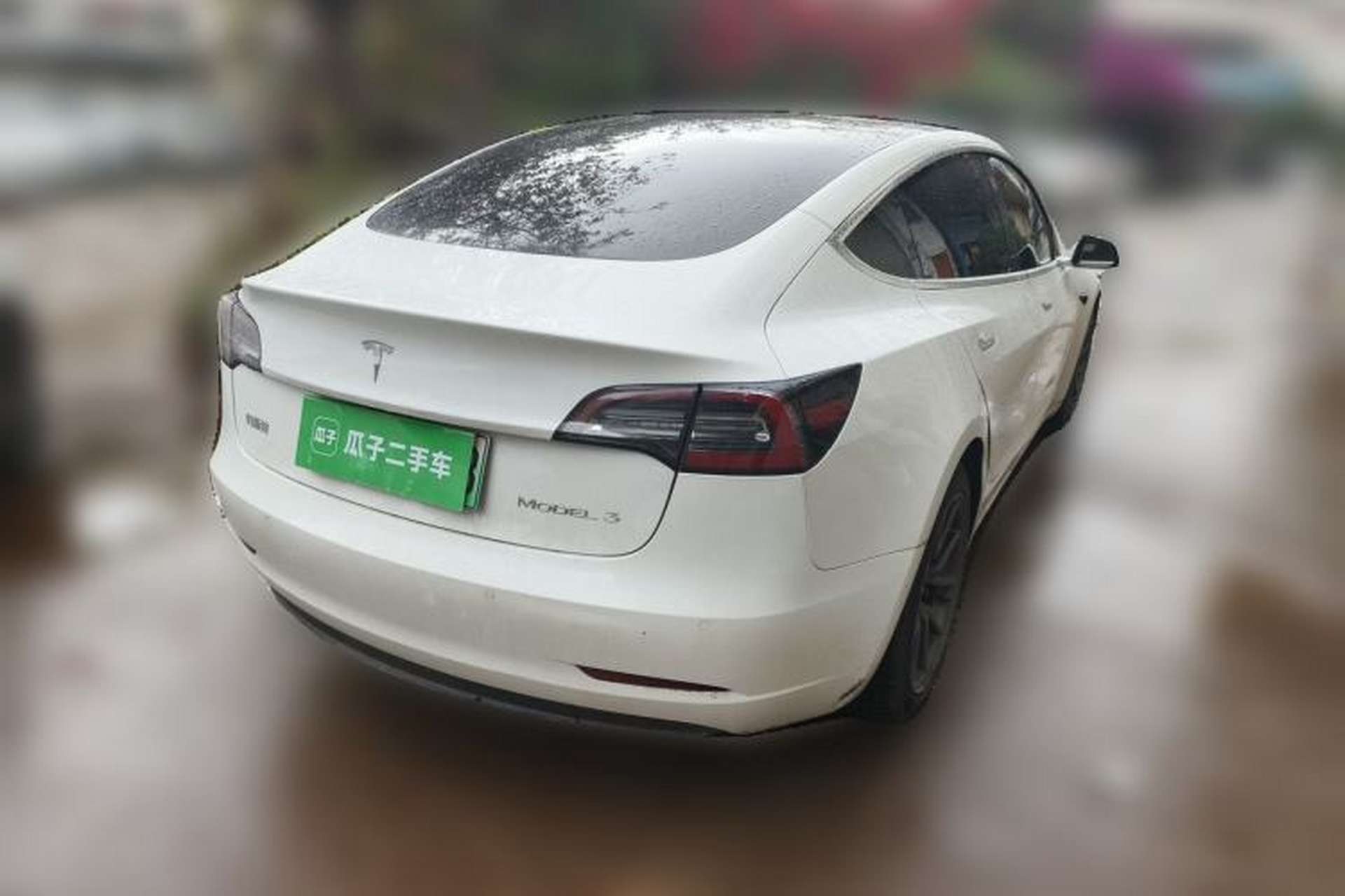 Used Tesla Model 3 2020 Standard Range Rear-Wheel Drive Upgraded Version Rear Right 45 Deg