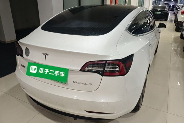 Used Tesla Model 3 2020 Refreshed Version Long-Range Rear-Wheel Drive Rear Right 45 Deg