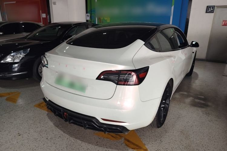 Used Tesla Model 3 2020 Standard Range Rear-Wheel Drive Upgraded Version Rear Right 45 Deg