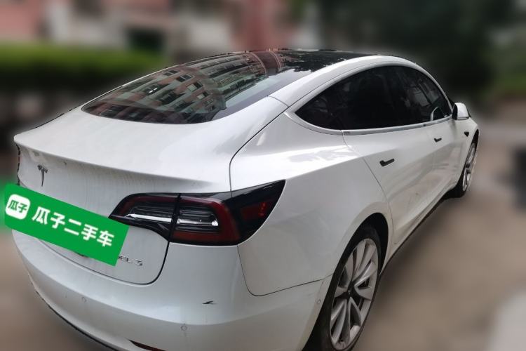 Used Tesla Model 3 2020 Standard Range Rear-Wheel Drive Upgraded Version Rear Right 45 Deg