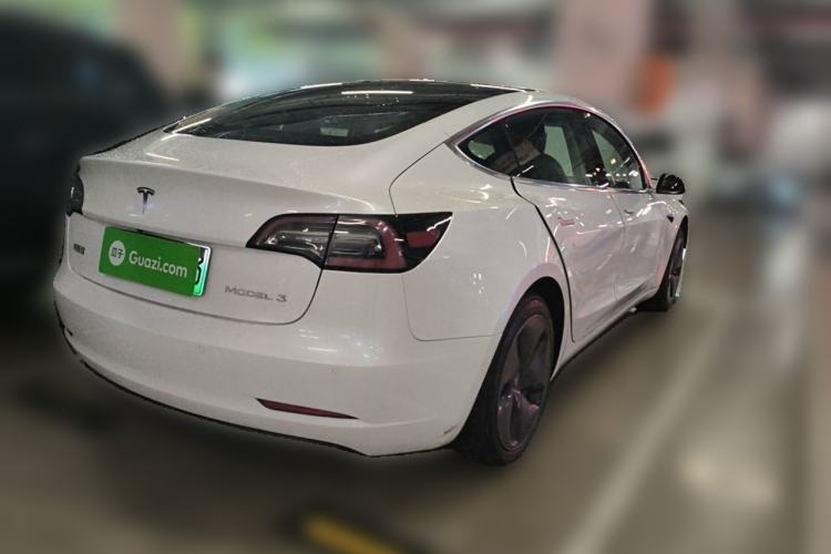 Used Tesla Model 3 2020 Standard Range Rear-Wheel Drive Upgraded Version Rear Right 45 Deg