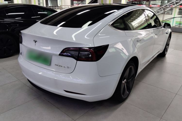 Used Tesla Model 3 2020 Refreshed Version Long-Range Rear-Wheel Drive Rear Right 45 Deg