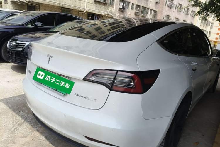 Used Tesla Model 3 2020 Revised Version Standard Range Rear-Wheel Drive – Upgraded Edition Rear Right 45 Deg