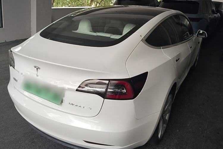 Used Tesla Model 3 2020 Refreshed Version Long-Range Rear-Wheel Drive Rear Right 45 Deg