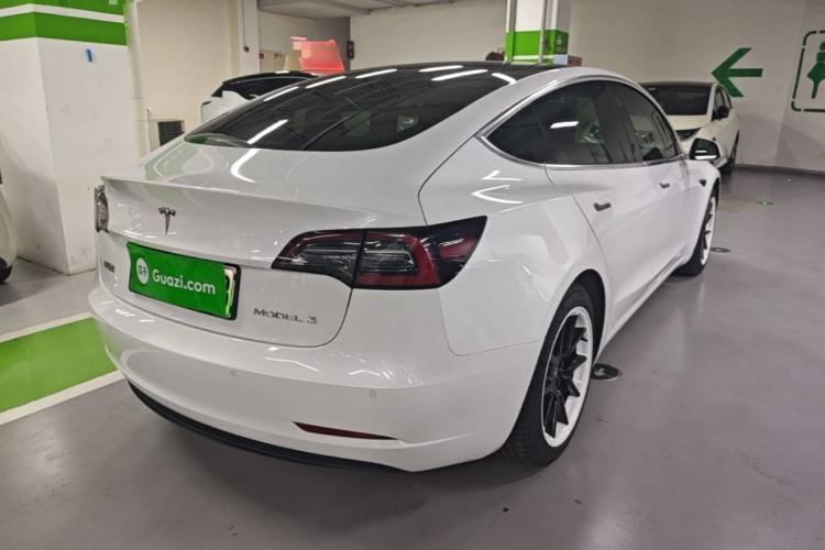 Used Tesla Model 3 2020 Standard Range Rear-Wheel Drive Upgraded Version Rear Right 45 Deg