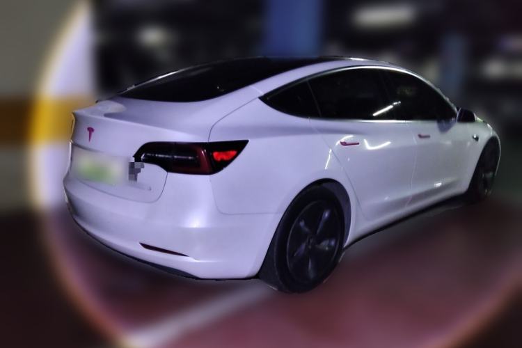 Used Tesla Model 3 2020 Standard Range Rear-Wheel Drive Upgraded Version Rear Right 45 Deg