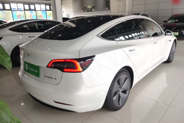 Used Tesla Model 3 2020 Standard Range Rear-Wheel Drive Upgraded Version Rear Right 45 Deg
