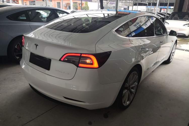 Used Tesla Model 3 2020 Standard Range Rear-Wheel Drive Upgraded Version Rear Right 45 Deg