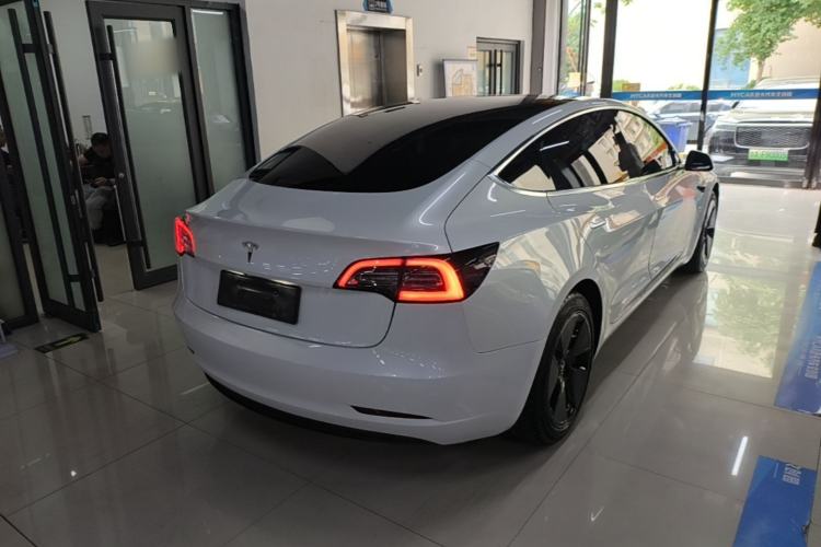 Used Tesla Model 3 2020 Standard Range Rear-Wheel Drive Upgraded Version Rear Right 45 Deg