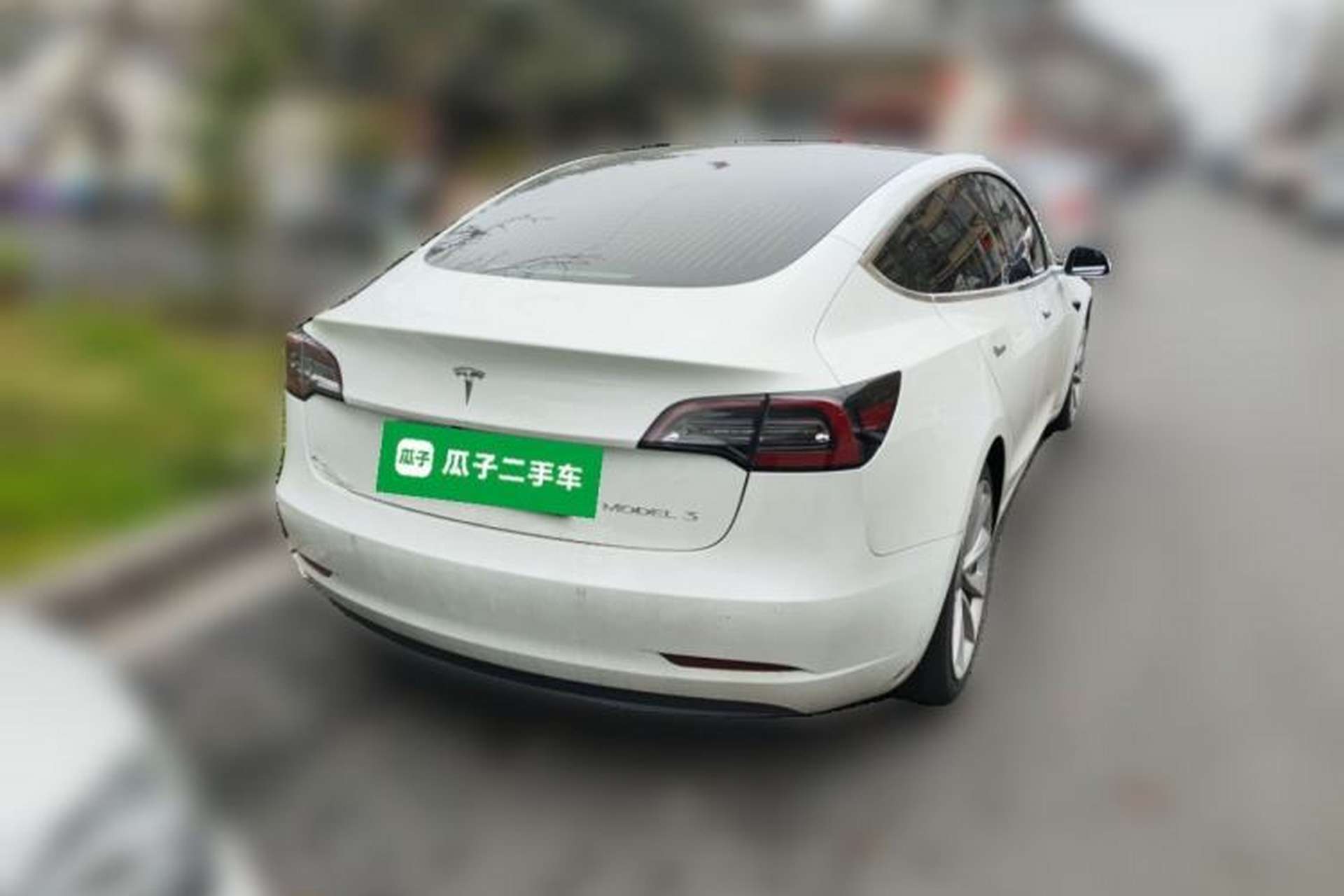 Used Tesla Model 3 2020 Refreshed Version Long-Range Rear-Wheel Drive Rear Right 45 Deg