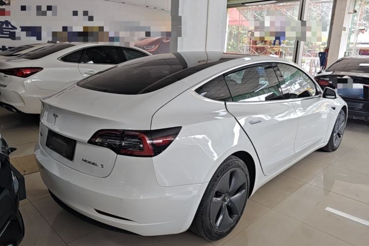 Used Tesla Model 3 2020 Refreshed Version Long-Range Rear-Wheel Drive Rear Right 45 Deg