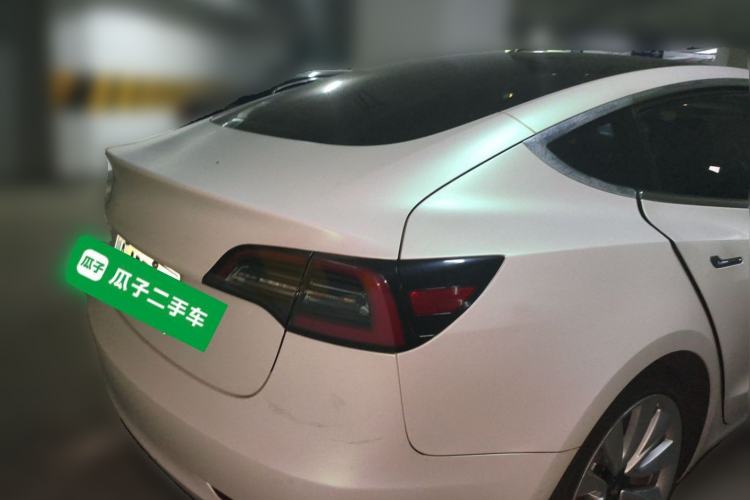 Used Tesla Model 3 2020 Refreshed Version Long-Range Rear-Wheel Drive Rear Right 45 Deg
