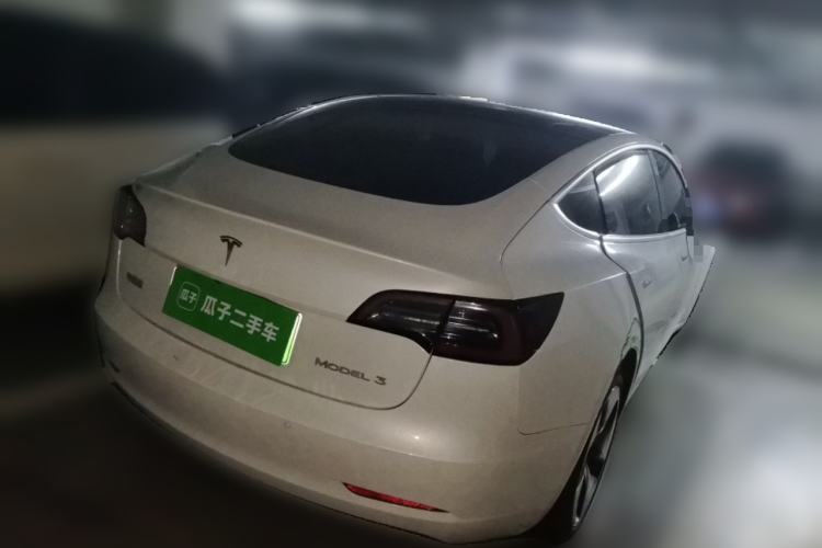 Used Tesla Model 3 2020 Refreshed Version Long-Range Rear-Wheel Drive Rear Right 45 Deg