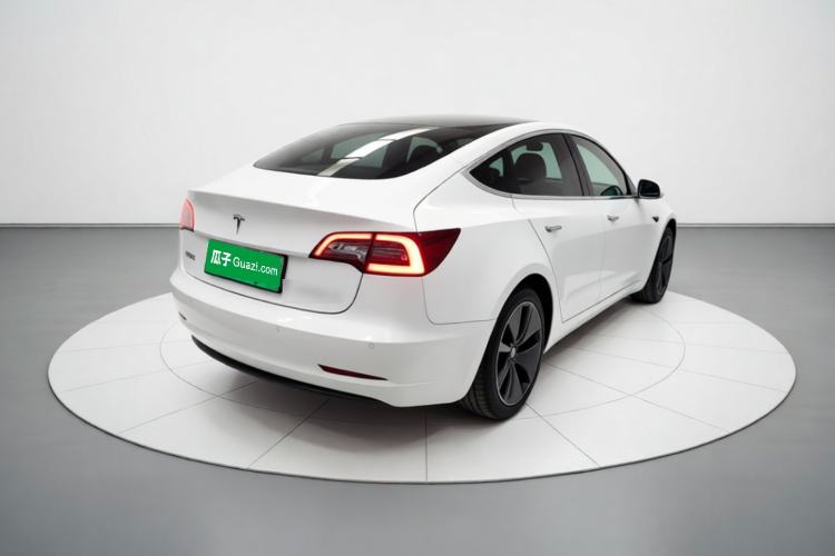 Used Tesla Model 3 2020 Revised Version Standard Range Rear-Wheel Drive – Upgraded Edition Rear Right 45 Deg