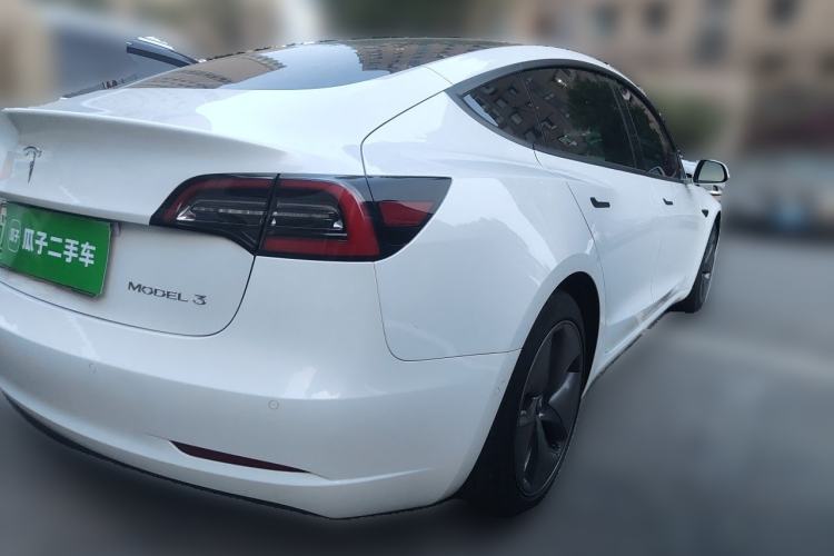 Used Tesla Model 3 2020 Standard Range Rear-Wheel Drive Upgraded Version Rear Right 45 Deg