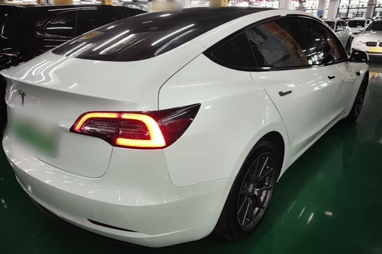Used Tesla Model 3 2020 Standard Range Rear-Wheel Drive Upgraded Version Rear Right 45 Deg
