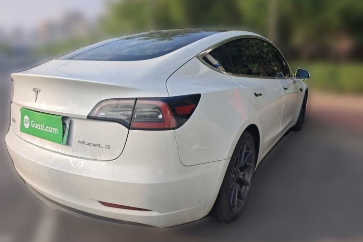 Used Tesla Model 3 2020 Refreshed Version Long-Range Rear-Wheel Drive Rear Right 45 Deg