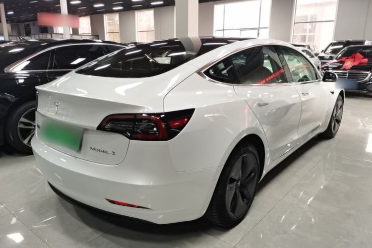 Used Tesla Model 3 2020 Standard Range Rear-Wheel Drive Upgraded Version Rear Right 45 Deg