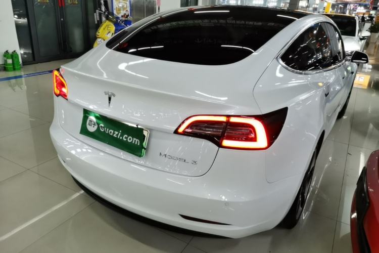 Used Tesla Model 3 2020 Standard Range Rear-Wheel Drive Upgraded Version Rear Right 45 Deg