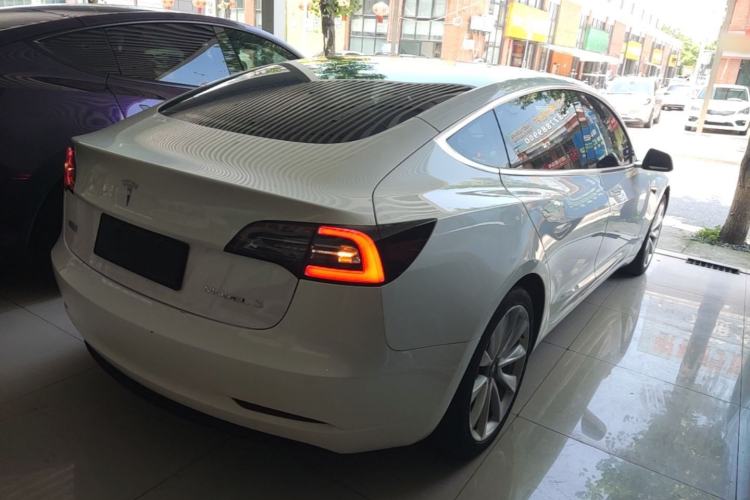 Used Tesla Model 3 2020 Refreshed Version Long-Range Rear-Wheel Drive Rear Right 45 Deg