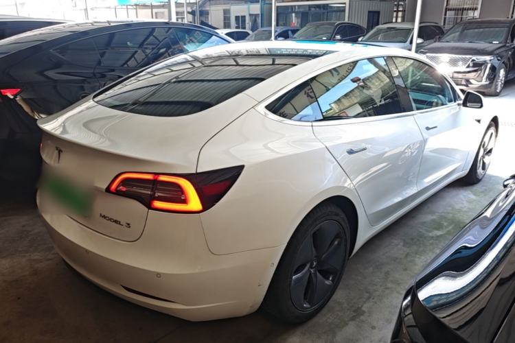 Used Tesla Model 3 2020 Revised Version Standard Range Rear-Wheel Drive – Upgraded Edition Rear Right 45 Deg