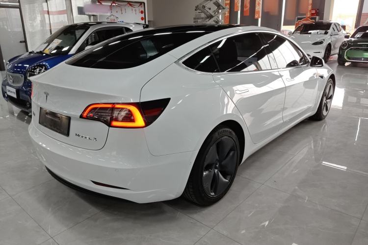 Used Tesla Model 3 2020 Revised Version Standard Range Rear-Wheel Drive – Upgraded Edition Rear Right 45 Deg