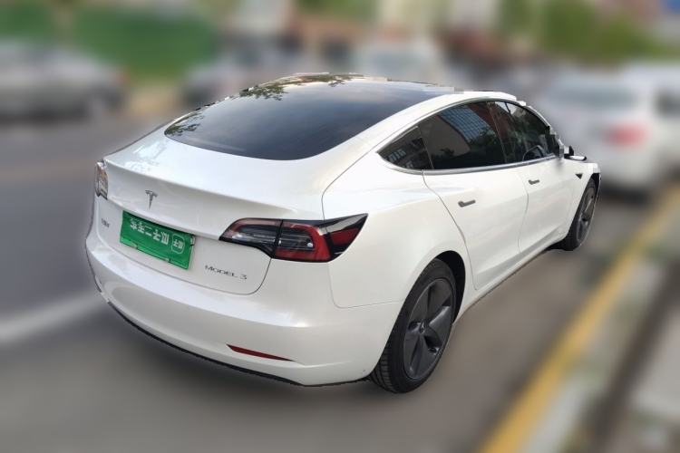 Used Tesla Model 3 2020 Standard Range Rear-Wheel Drive Upgraded Version Rear Right 45 Deg