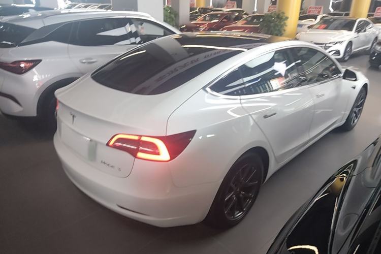 Used Tesla Model 3 2020 Standard Range Rear-Wheel Drive Upgraded Version Rear Right 45 Deg