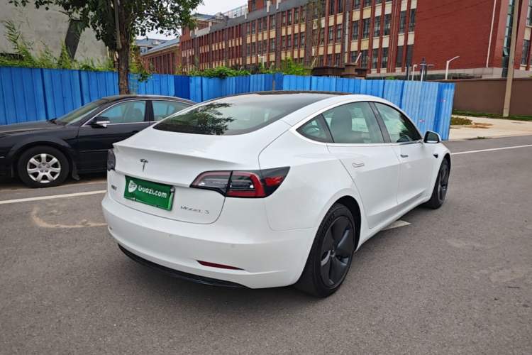 Used Tesla Model 3 2020 Revised Version Standard Range Rear-Wheel Drive – Upgraded Edition Rear Right 45 Deg