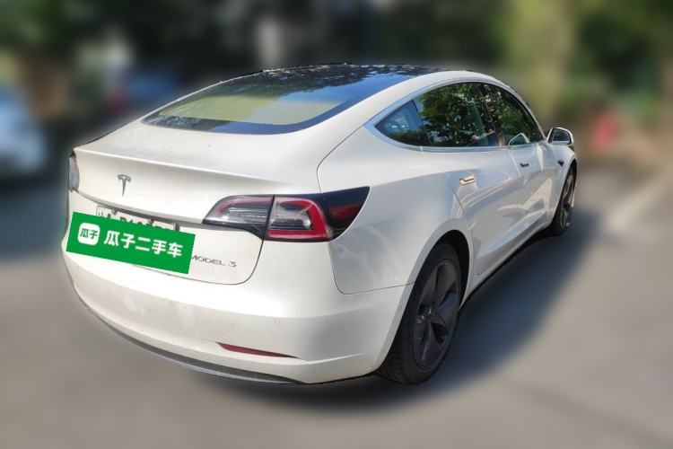 Used Tesla Model 3 2020 Standard Range Rear-Wheel Drive Upgraded Version Rear Right 45 Deg