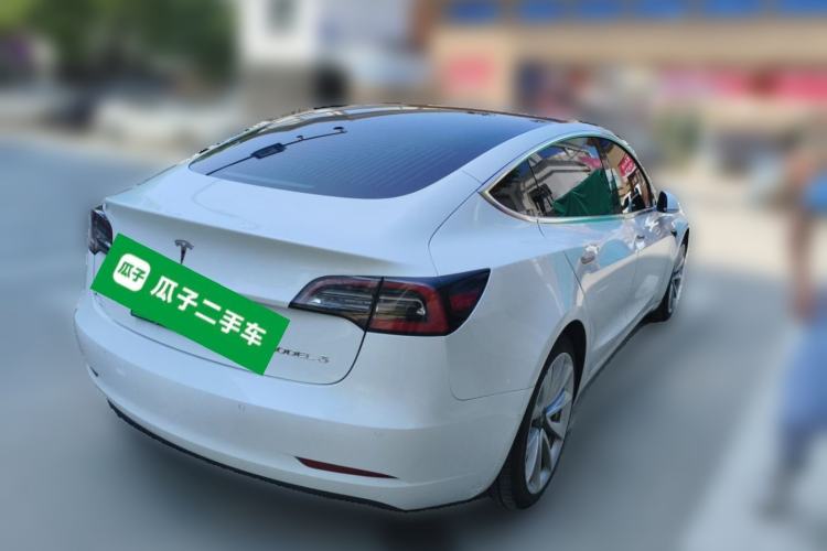 Used Tesla Model 3 2020 Refreshed Version Long-Range Rear-Wheel Drive Rear Right 45 Deg