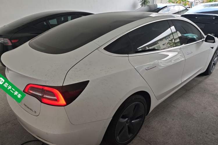 Used Tesla Model 3 2020 Revised Version Standard Range Rear-Wheel Drive – Upgraded Edition Rear Right 45 Deg