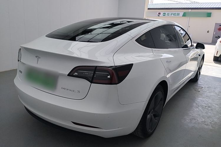 Used Tesla Model 3 2020 Refreshed Version Long-Range Rear-Wheel Drive Rear Right 45 Deg