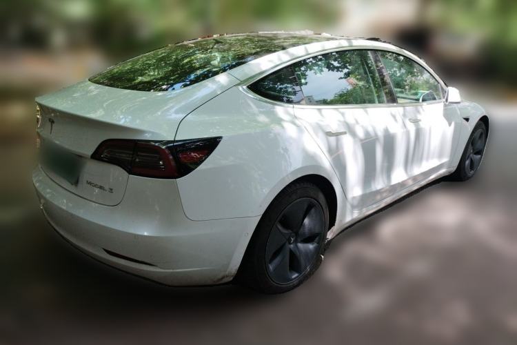 Used Tesla Model 3 2020 Standard Range Rear-Wheel Drive Upgraded Version Rear Right 45 Deg