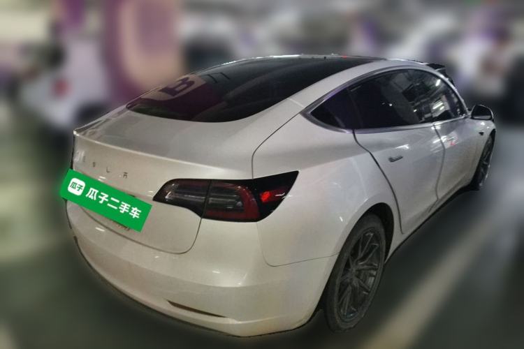 Used Tesla Model 3 2020 Refreshed Version Long-Range Rear-Wheel Drive Rear Right 45 Deg