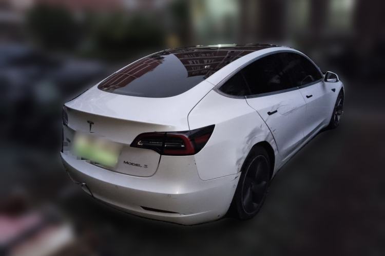 Used Tesla Model 3 2020 Standard Range Rear-Wheel Drive Upgraded Version Rear Right 45 Deg