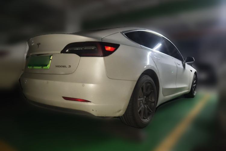 Used Tesla Model 3 2020 Standard Range Rear-Wheel Drive Upgraded Version Rear Right 45 Deg