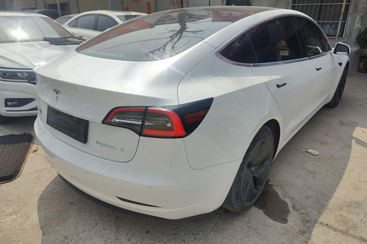 Used Tesla Model 3 2020 Revised Version Standard Range Rear-Wheel Drive – Upgraded Edition Rear Right 45 Deg