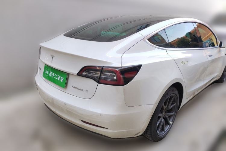 Used Tesla Model 3 2020 Standard Range Rear-Wheel Drive Upgraded Version Rear Right 45 Deg