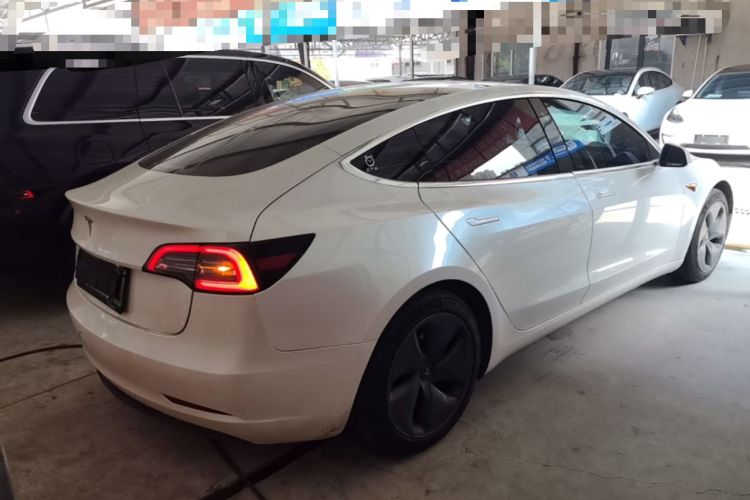 Used Tesla Model 3 2020 Refreshed Version Long-Range Rear-Wheel Drive Rear Right 45 Deg