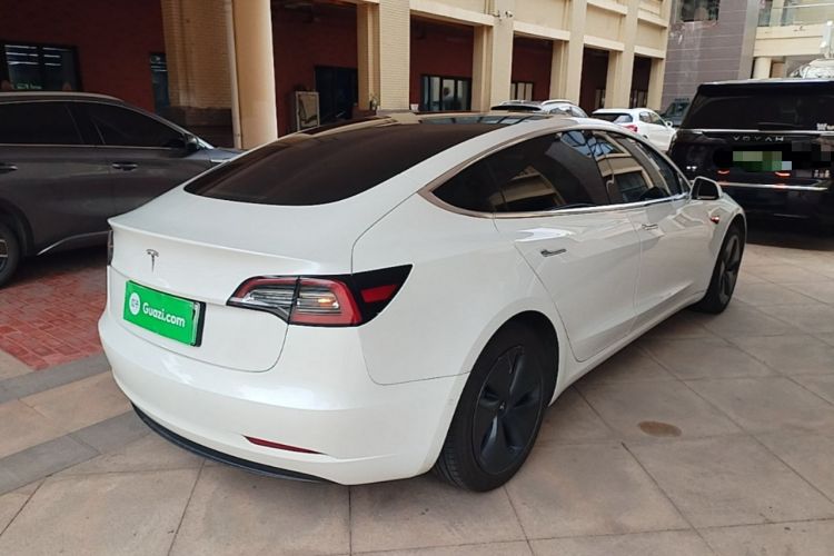 Used Tesla Model 3 2020 Standard Range Rear-Wheel Drive Upgraded Version Rear Right 45 Deg