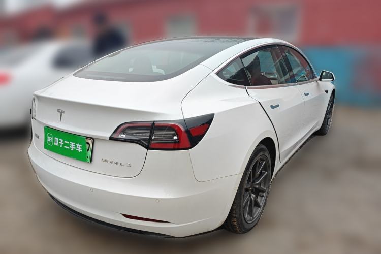 Used Tesla Model 3 2020 Revised Version Standard Range Rear-Wheel Drive – Upgraded Edition Rear Right 45 Deg