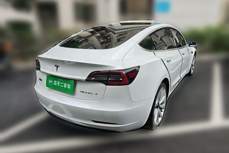 Used Tesla Model 3 2020 Revised Version Standard Range Rear-Wheel Drive – Upgraded Edition Rear Right 45 Deg