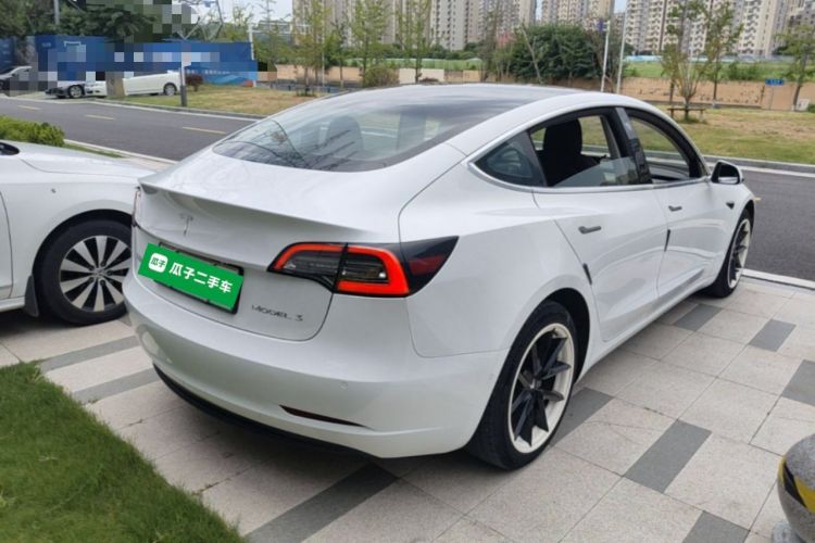 Used Tesla Model 3 2020 Standard Range Rear-Wheel Drive Upgraded Version Rear Right 45 Deg
