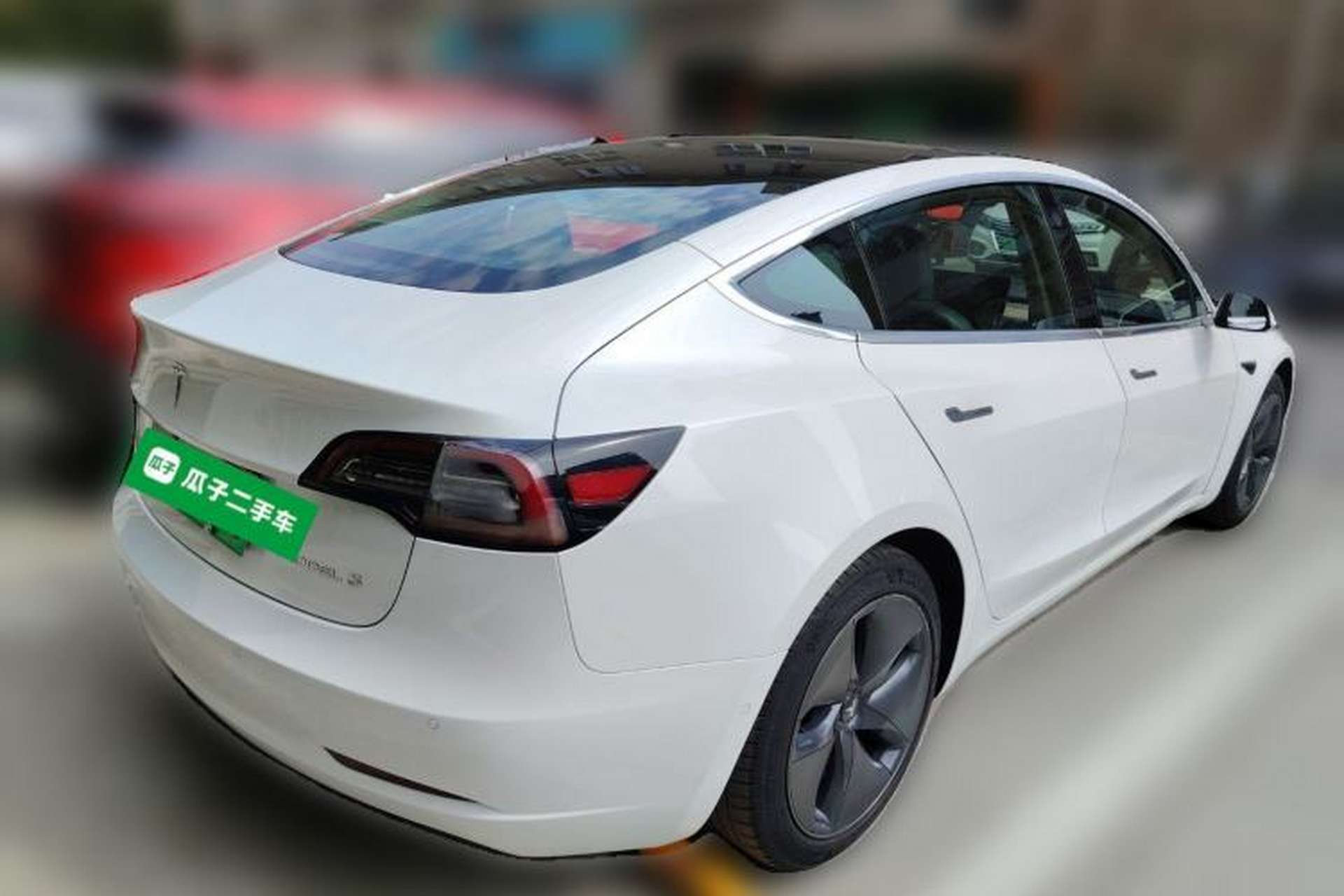Used Tesla Model 3 2020 Refreshed Version Long-Range Rear-Wheel Drive Rear Right 45 Deg