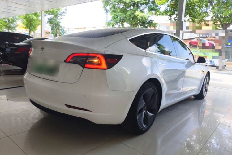 Used Tesla Model 3 2020 Refreshed Version Long-Range Rear-Wheel Drive Rear Right 45 Deg
